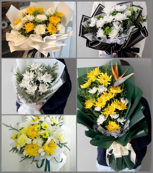 山西长治潞城市史迥乡楼后村白事花束代送